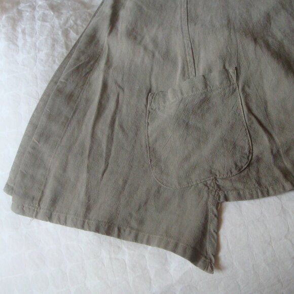 GERTIES Kimono Crop Jacket Top Layer Khaki Lagenlook - Picture 9 of 11